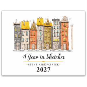 Steve Kirkpatrick-A Year in Sketches-Calendar